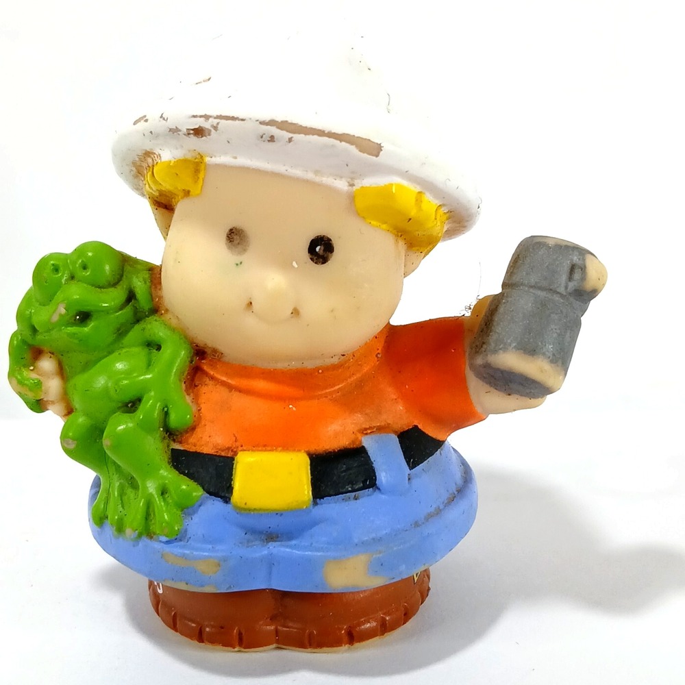 Fisher Price Little People Eddie with Frog and Thermos